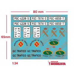 Logotipos para veículos: Guardia Civil.