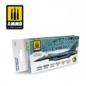 Set USAF Aggressor: tonos azules