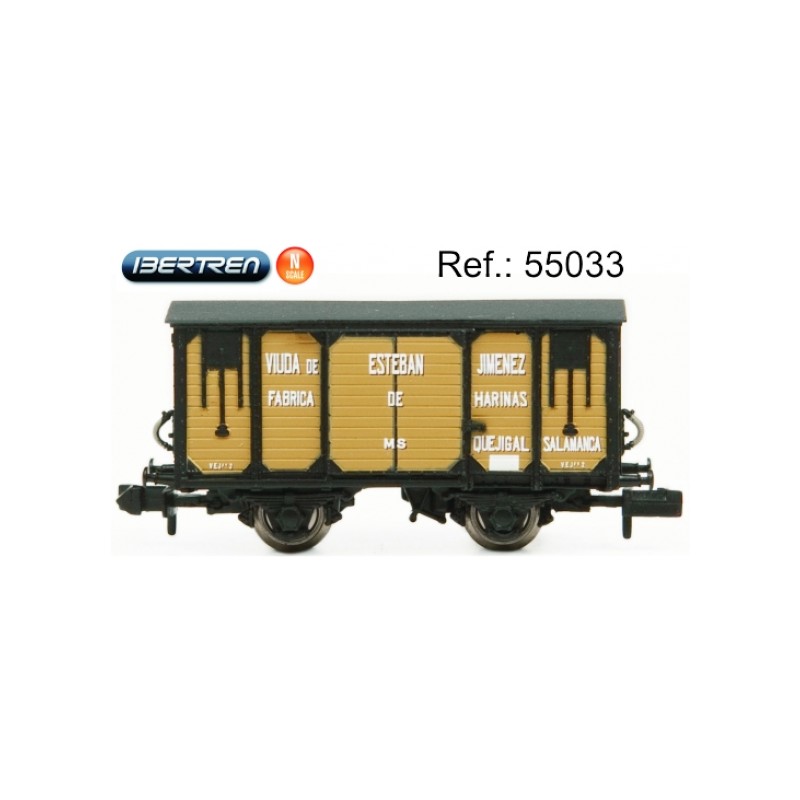 Vagón cerrado "Viuda de Esteban Jimenez". IBERTREN 55033