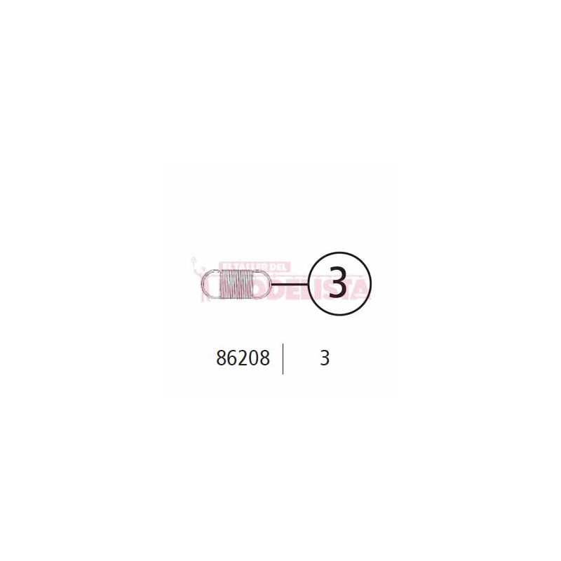 Draw spring for RENFE 333.