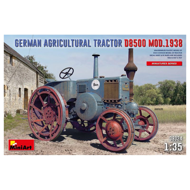 Tractor agrícola D8500 Mod. 1938.