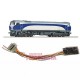 Sound decoder for RENFE 319.3, 21 pins. D&H