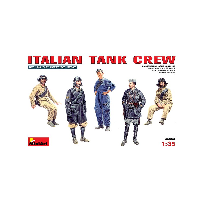 Italian tank crew. MINIART 35093