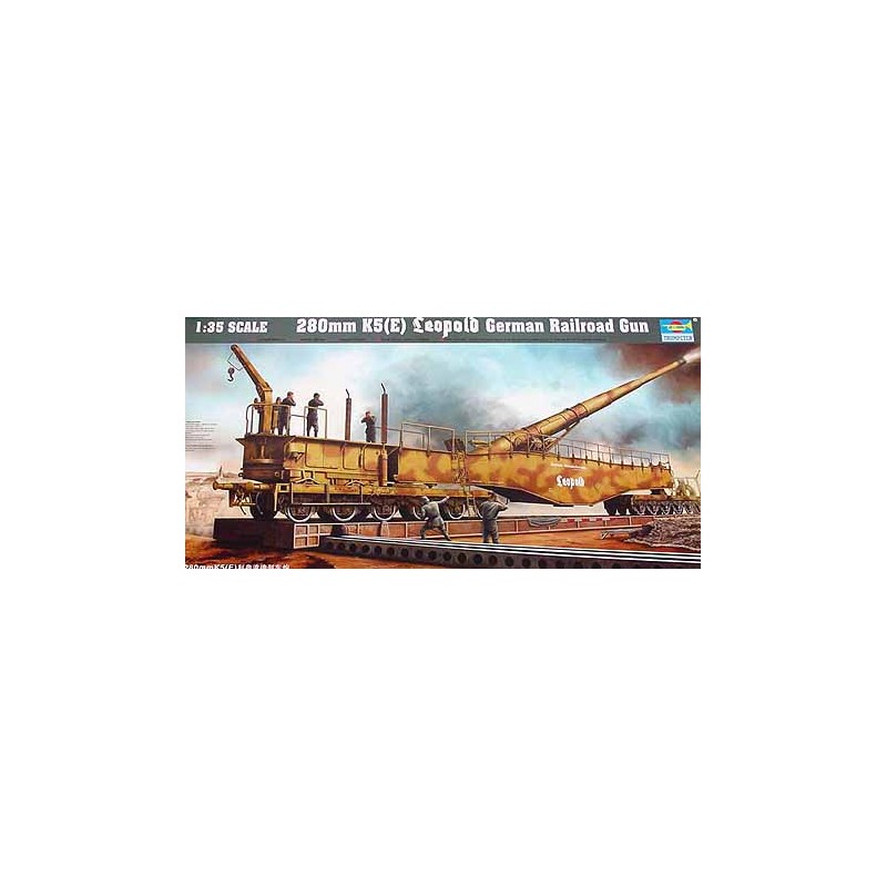 German Leopold 280 mm K5. TRUMPETER 0207