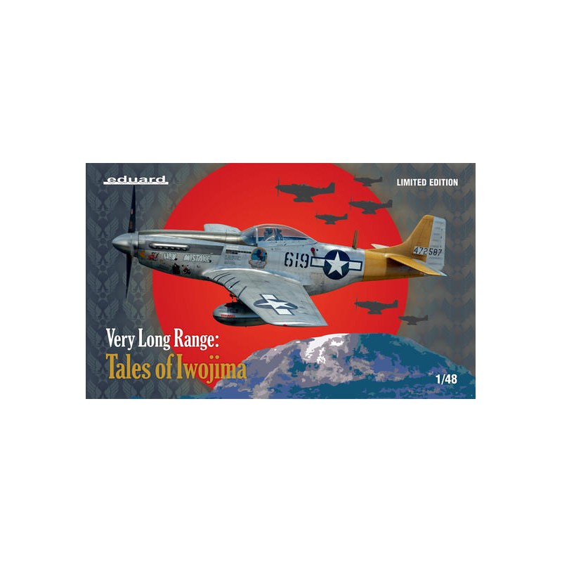 Very long range: Tales of Iwojima P-51D. Very long range: Tales of Iwojima P-51D.