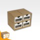 Drawers Module (x4. Short Square format.