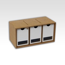 Modulo cassetto (x3). Formato allungato.