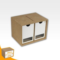 Drawers Module (x2). Square format.