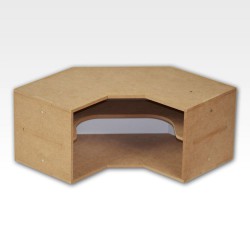 Module d’étagère. Format d’angle.