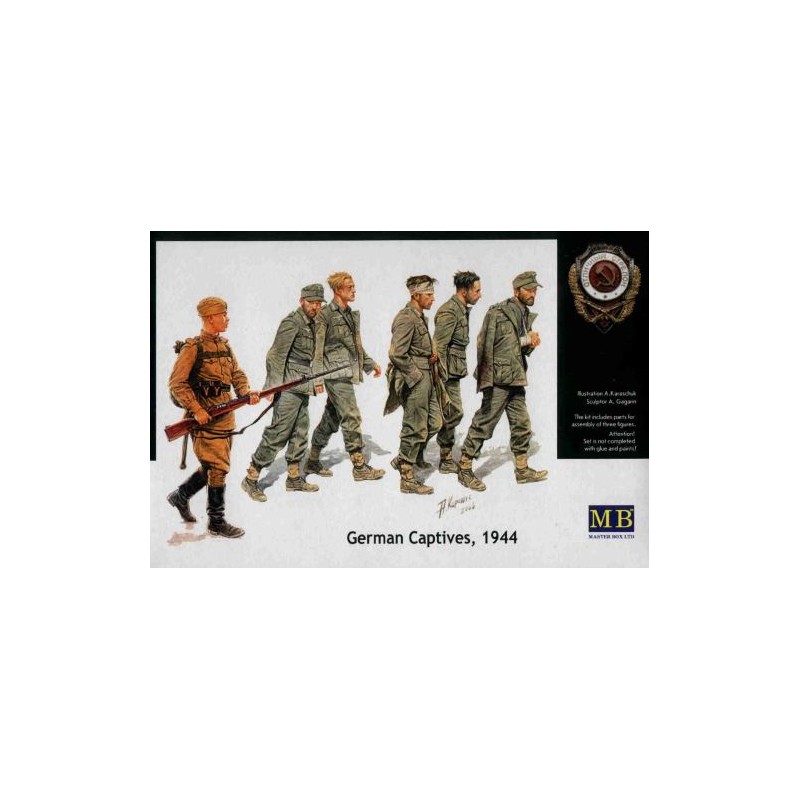 Prisioneros alemanes (1944). MASTER BOX 3517