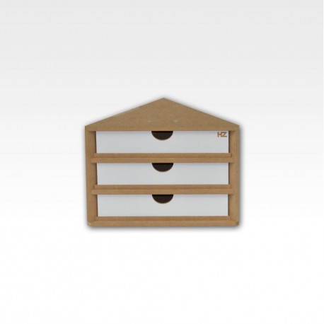 Ending corner drawers module. Ending corner drawers module.