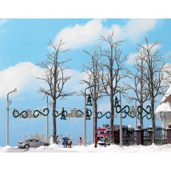 Plataneros en invierno (x4).