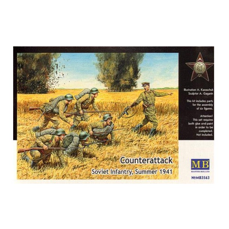 Contraataque soviético. MASTER BOX 3563
