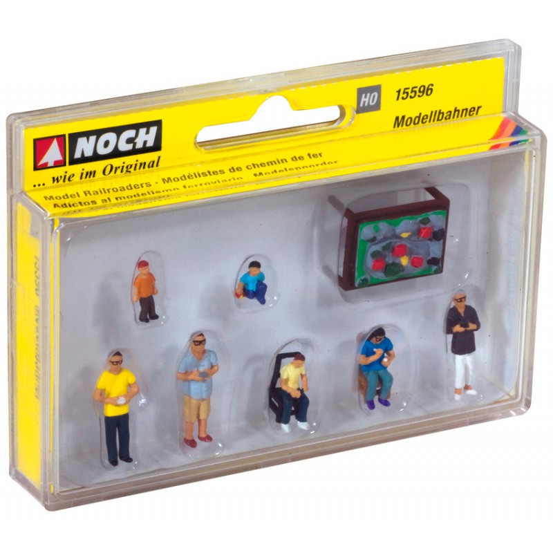 Model railroaders. NOCH 15596 Model railroaders. NOCH 15596