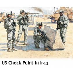 Punto de control en Iraq.