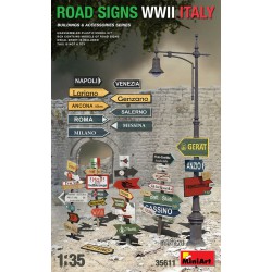 Road Signs WWII Italy.