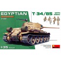Egyptian T-34/85 with crew.