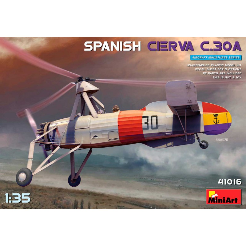 Autogiro Cierva C.30A español. Autogiro Cierva C.30A español.