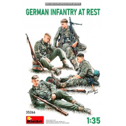 Infanterie allemande au repos.