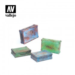 Maletines metálicos.