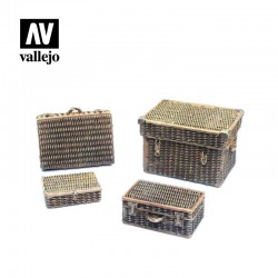 Valigie di vimini.