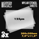Mylar Stencil Sheets.