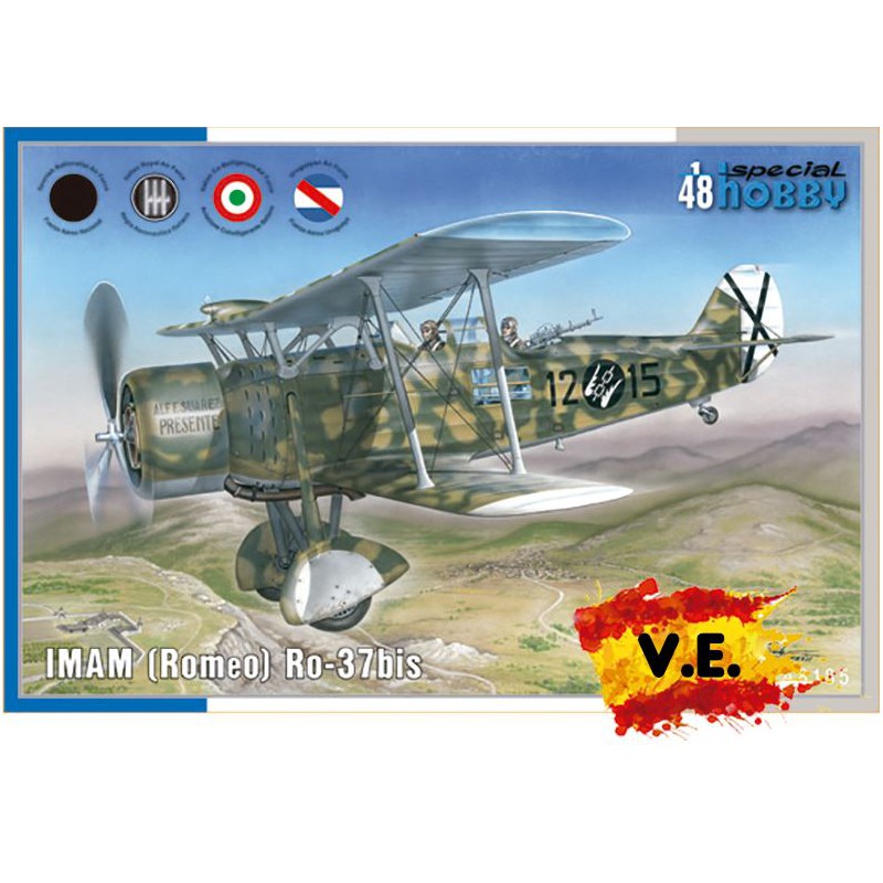 Online Shop | 1/48 IMAM (Romeo) Ro-37 'A.30 Engine' (4x camo) | your favourite model shop