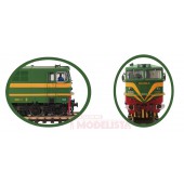 Diesel locomotive 319-025-3, RENFE. Sound.