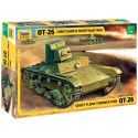 Soviet light tank OT-26.
