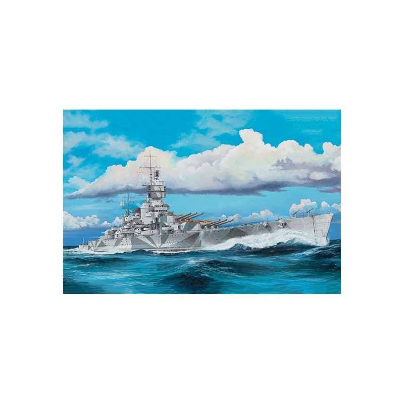 Acorazado italiano Vittorio Veneto 1940.