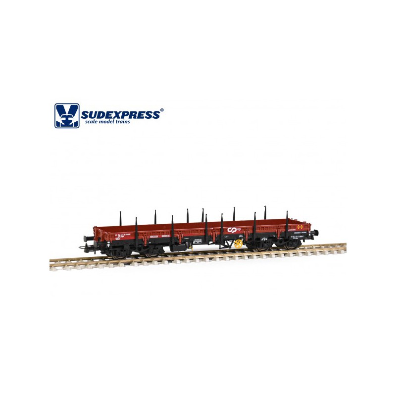 Vagón CP Sgs, sin carga.