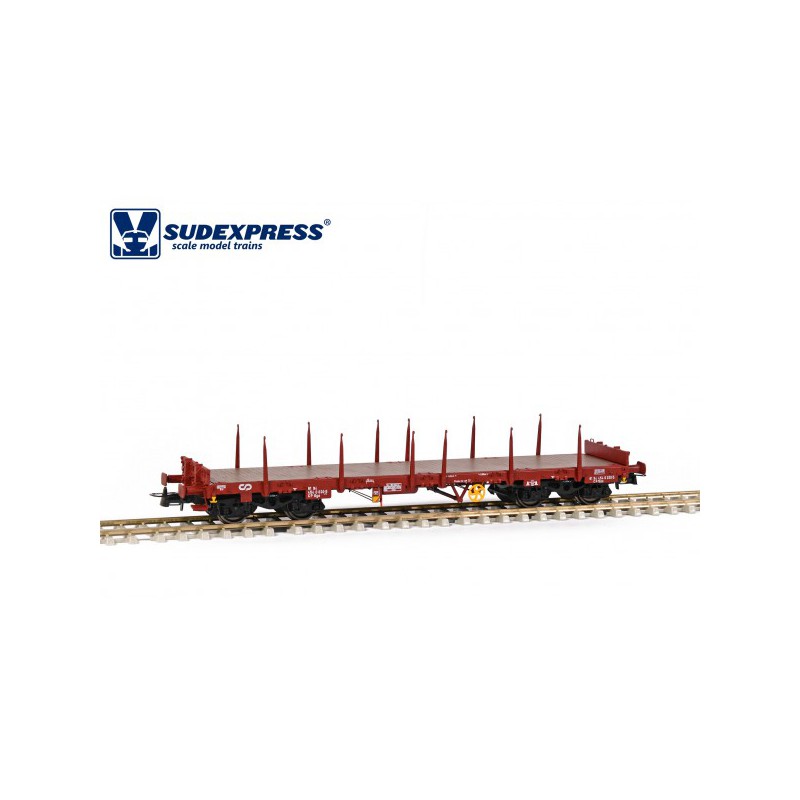 Vagón CP Sgs, sin carga.