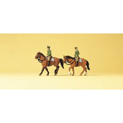 Polizia a cavallo.