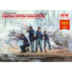 Infanterie de l’Union de la guerre de Sécession.
