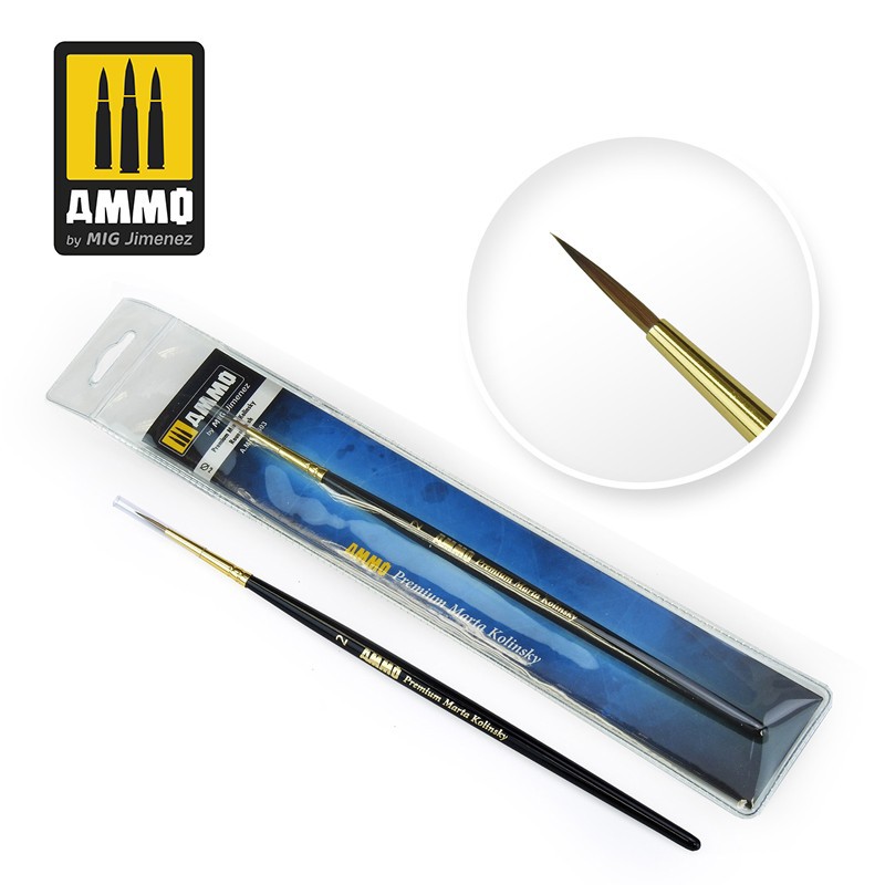 Kolinsky sable brush Nº 2. Kolinsky sable brush Nº 2.