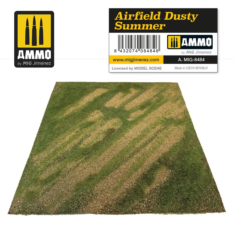 Airfield dusty summer. Airfield dusty summer.