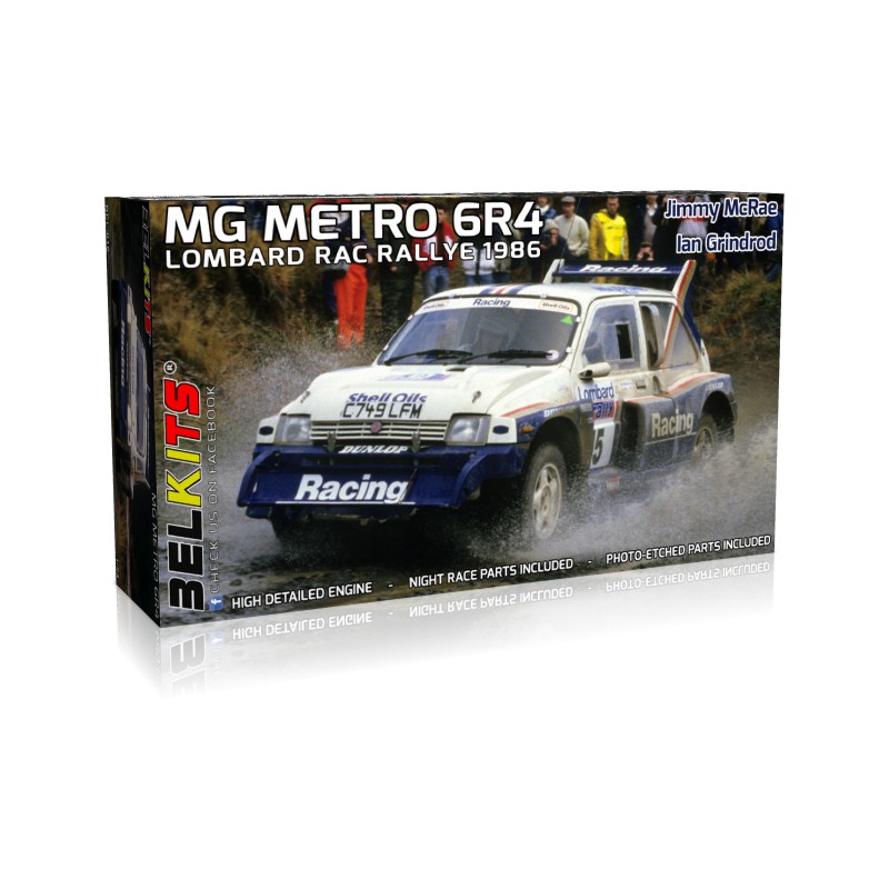 MG Metro 6R4, Rally de Lombardía (1986).