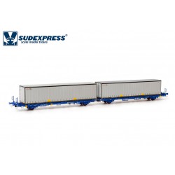 Container carrier wagon Cimar, COMSA.