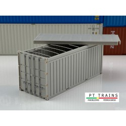 Container 20' Open Top (sem decoração).