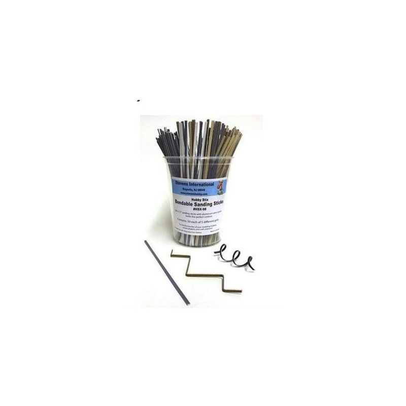 Set de sticks de lija flexibles (x10). Set de sticks de lija flexibles (x10).