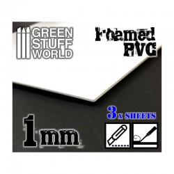 1,0 mm geschäumtes PVC (x3).