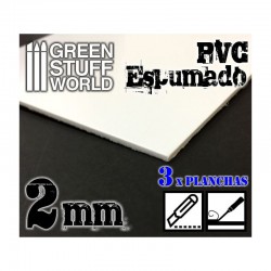 2,0 mm geschäumtes PVC (x3).