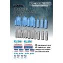 Botellas de agua. Botellas de agua.