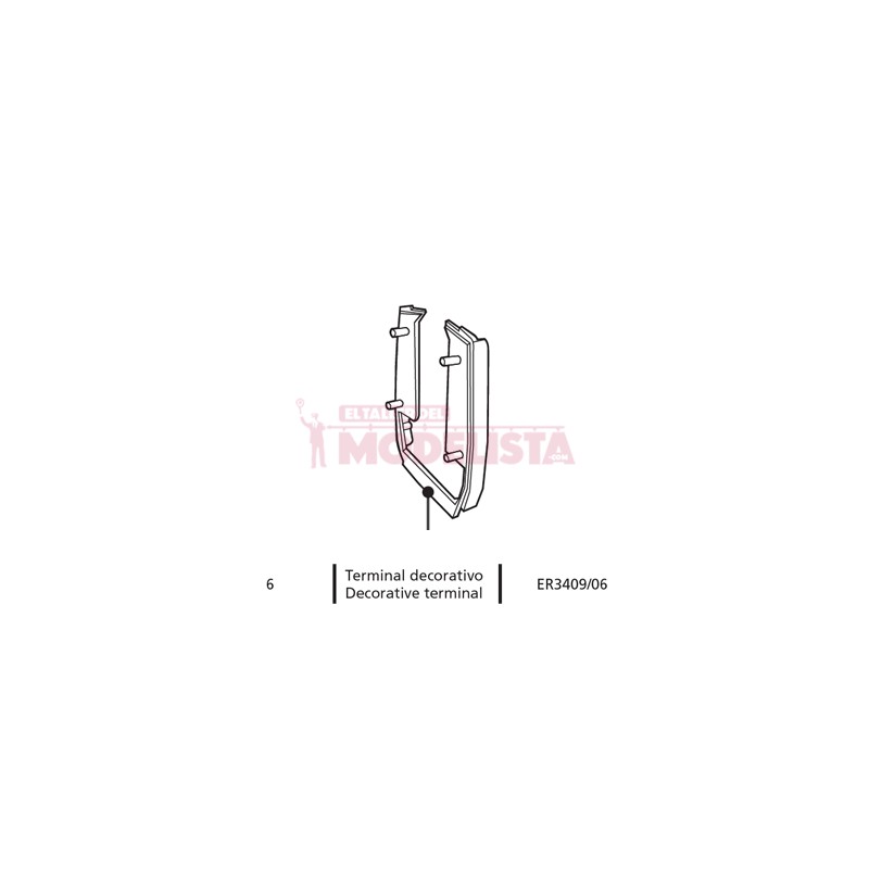 Terminal decorativo. Alaris.