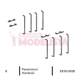 Door railing for locomitve 7200 RENFE.