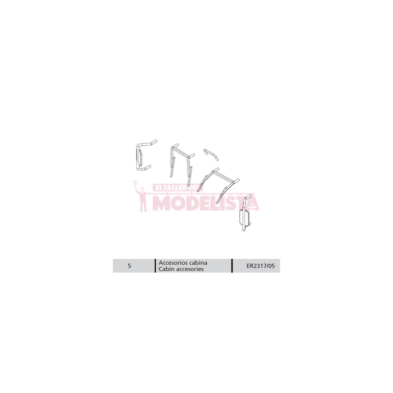 Accesorios cabina para RENFE 352.