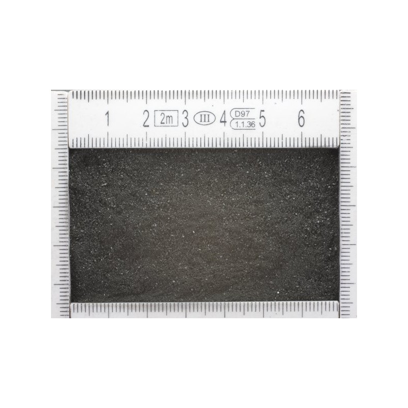 Carbón, grano 3 muy fino.