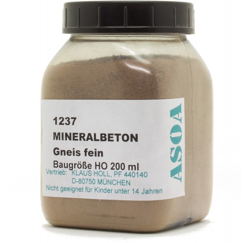 Mineral concrete gneiss fine (H0). Mineral concrete gneiss fine (H0).