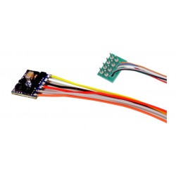 Décodeur LokPilot micro V5.0 DCC avec 8 broches.