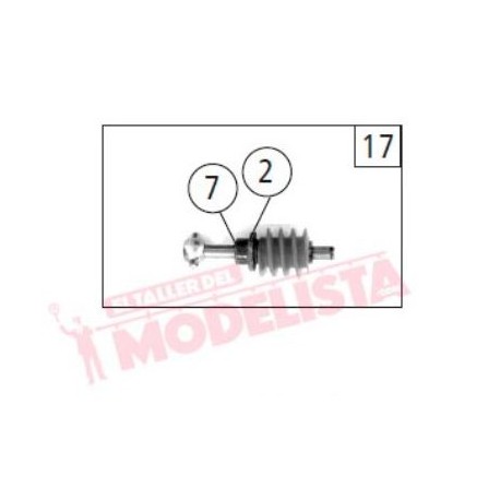 Gear worm, RENFE 333. ROCO 121286